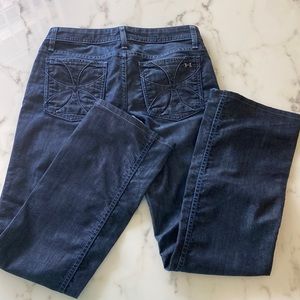 Habitual Made in USA Bootcut Low Rise Jeans in Eventide, Size 28